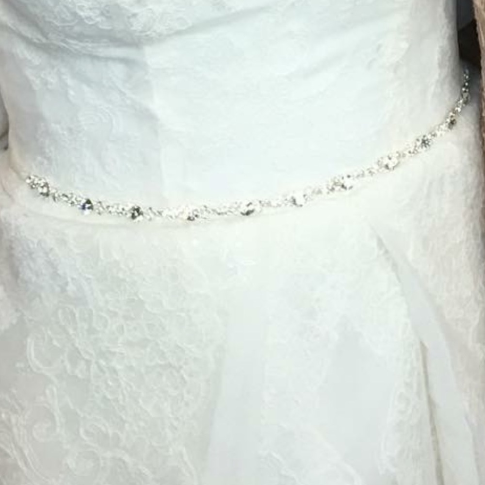 David’s bridal head piece/belt